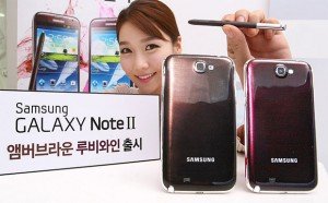 Galaxy note 2 brown ruby