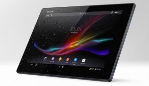 Xperia Tablet Z Front Black Water