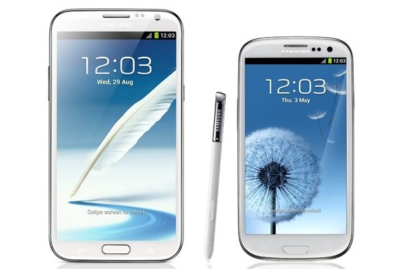 Galaxy Note 2 S3 Front original
