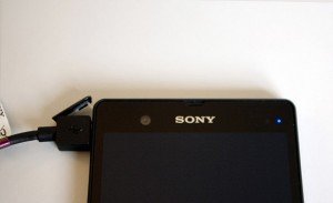Sony xperia z bootloader led blau
