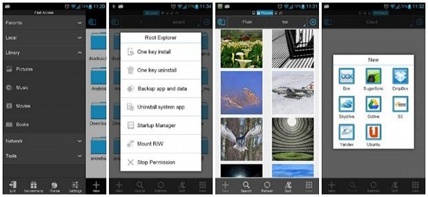 ES Filer Explorer 3 640x285