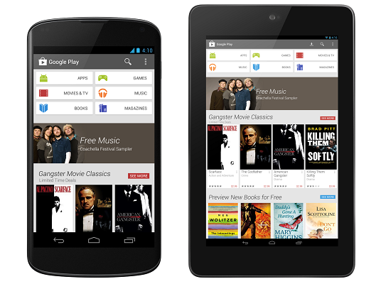 Google Play Store 4.0 rilasciato ufficialmente