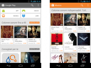 Colonne sonore play store