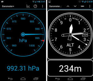 Barometer Altimeter DashClock Barometro Android