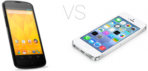 Android 4.2 vs ios 7