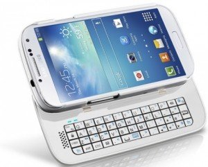 Samsung galaxy s4 sliding bluetooth keyboard case