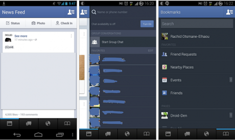 Nuova App Facebook Android