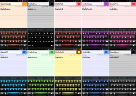 La Tastiera Google disponibile al download in vari colori APK