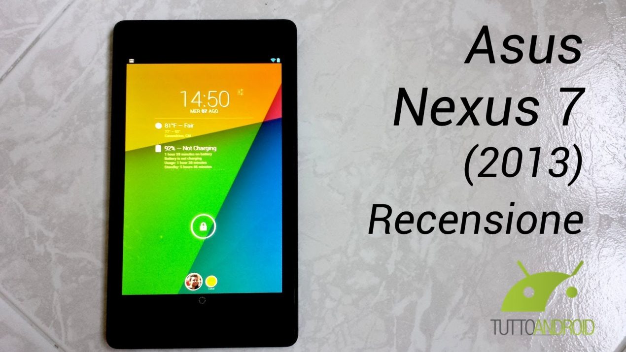 Recensione Asus Nexus 7 (2013)