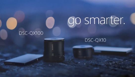 Le lenti Sony QX100 e QX10 nel primo video spot