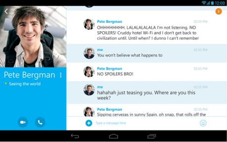 Skype 4.4 Android