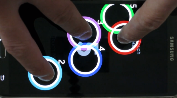 Note 3 multi touch