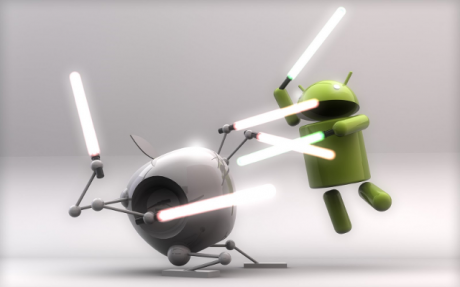 Android vs iOS lightsabers