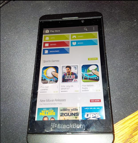 BlackBerry 10 non supporterà il Google Play Store