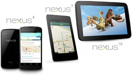 Nexus 4 nexus 7 nexus 10