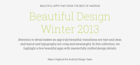 Beautiful Design Winter 2013 TA