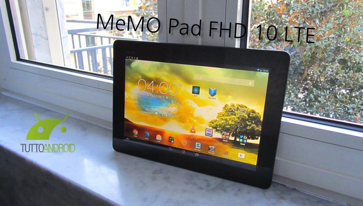 Recensione Asus MeMO Pad FHD 10 LTE