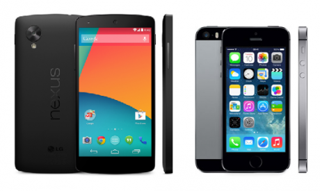 Nexus 5 vs iphone 5s