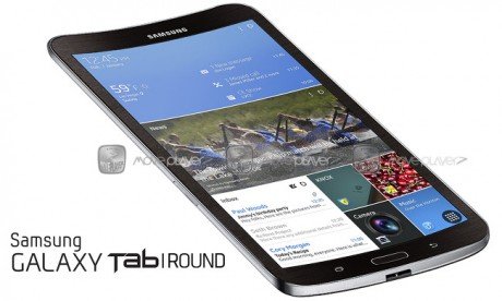Samsung galaxy tab round