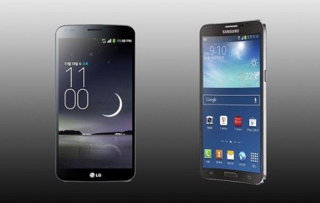 LG G Flex 2 and Samsung Galaxy Round 2