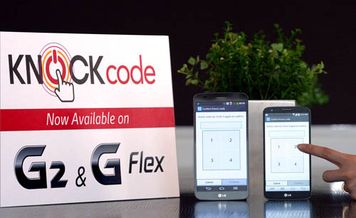 LG Knock Code arriverà su G2 e G Flex ad Aprile