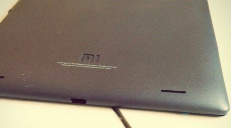 Leaked photo of Xiaomi tablet