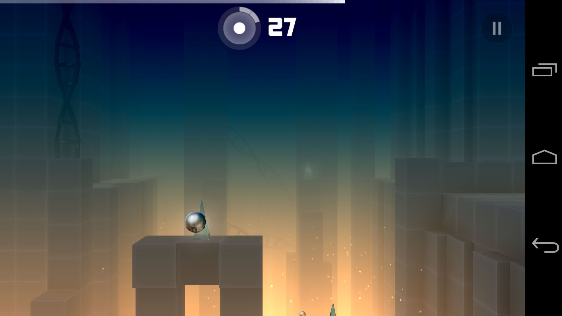 Smash Hit per Android frantuma ogni oggetto di vetro con delle sfere d