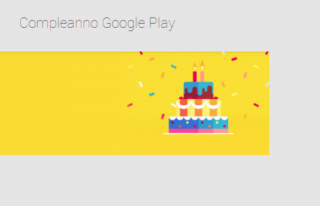 Compleanno google play