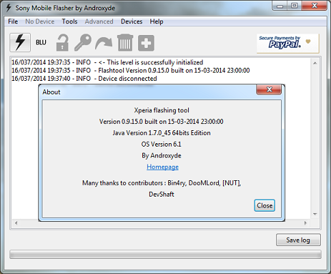 Flashtool si aggiorna alla versione 0.9.15.0: aggiunto il supporto agli Xperia 2014