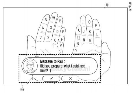 Samsung augmented reality hand keyboard 2 e1394107640496