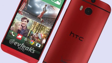 HTC One M8 red
