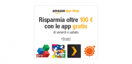 Amazon App Shop 100 Euro applicazioni