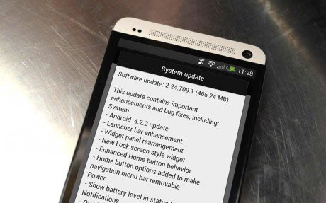 Htc one android update