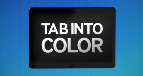 Samsung galaxy premiere tab into color