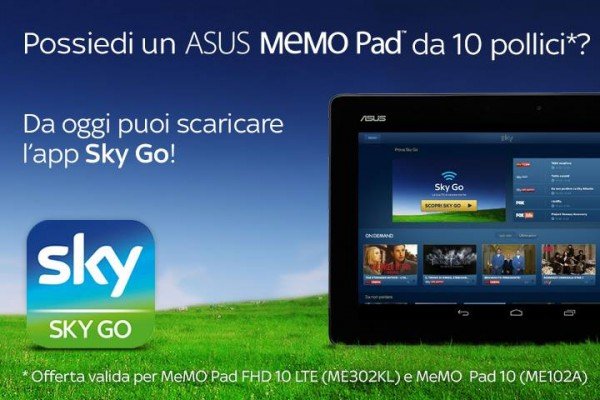 sky go asus memo pad