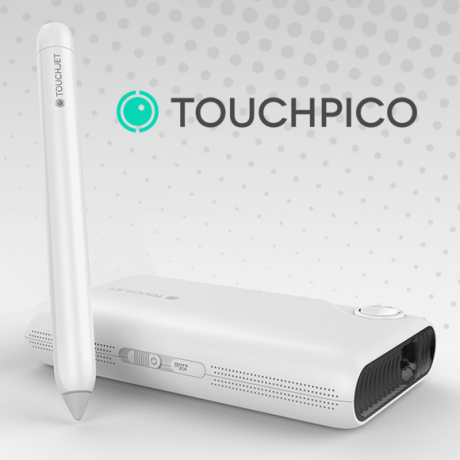TouchPico Projector and stylus