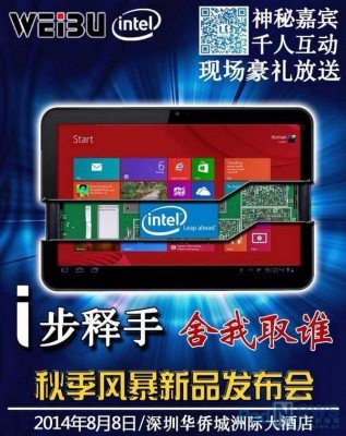 tablet dual os intel
