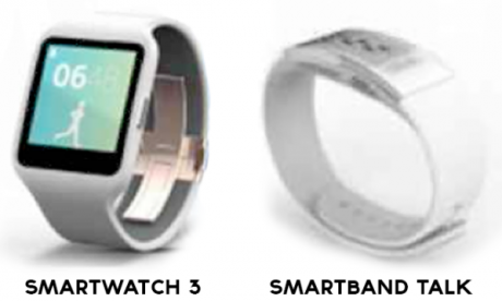 Sony Smartwatch 3 e Smartband Talk