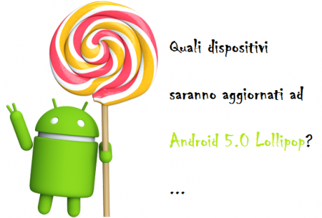 Aggiornamento Android 5.0 Lollipop