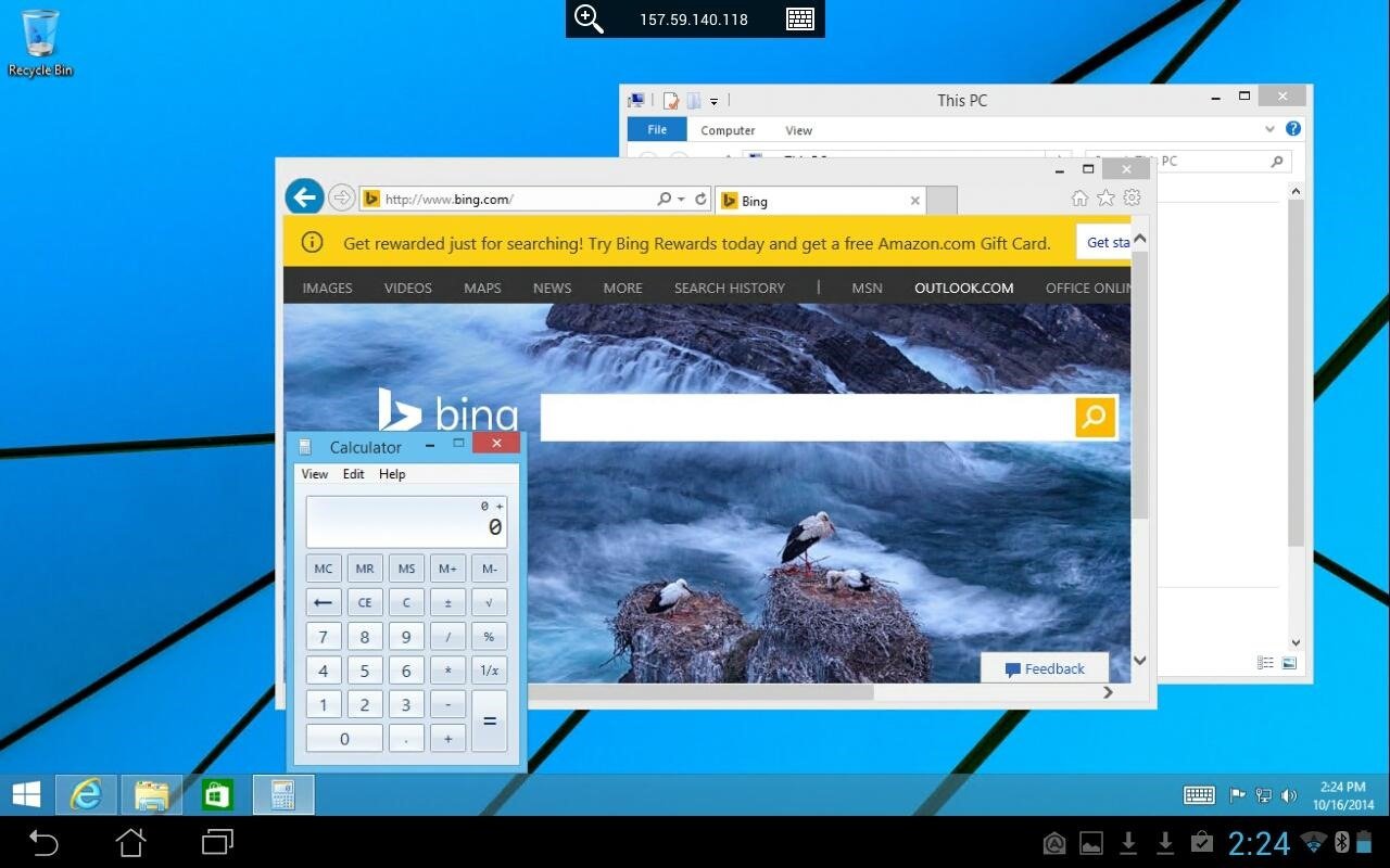 Remote desktop android