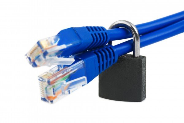 Computer internet cable and lock