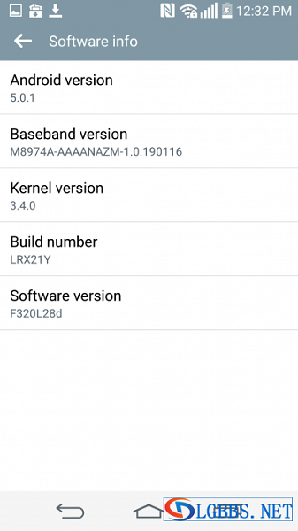 Android 5.0.1 LG G2