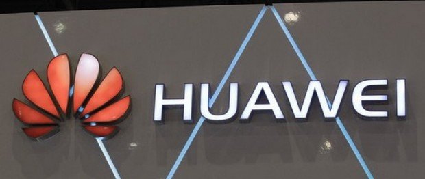 A Huawei logo is pictured at the ITU Telecom World in Geneva