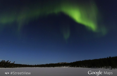 Aurora boreale google maps
