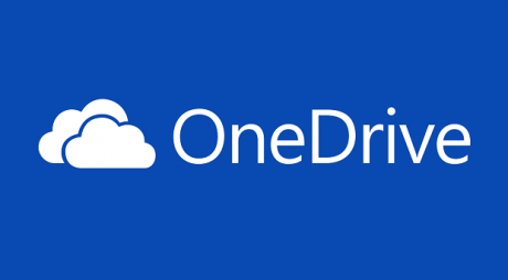 OneDrive logo blue bg