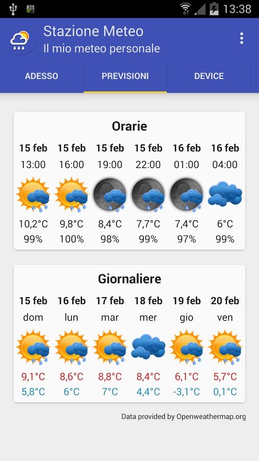 Stazione Meteo: Un'app Meteo Leggera Sviluppata Da Un Italiano