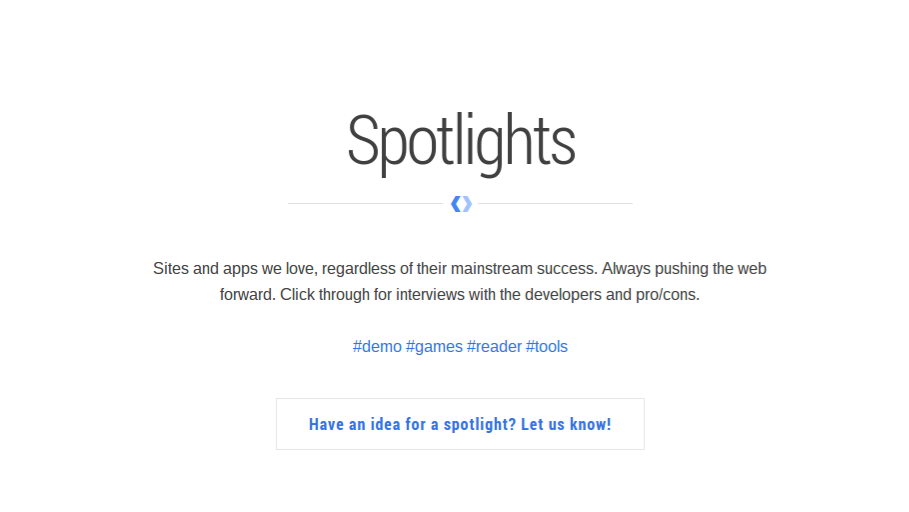 Google presenta il nuovo servizio Spotlights