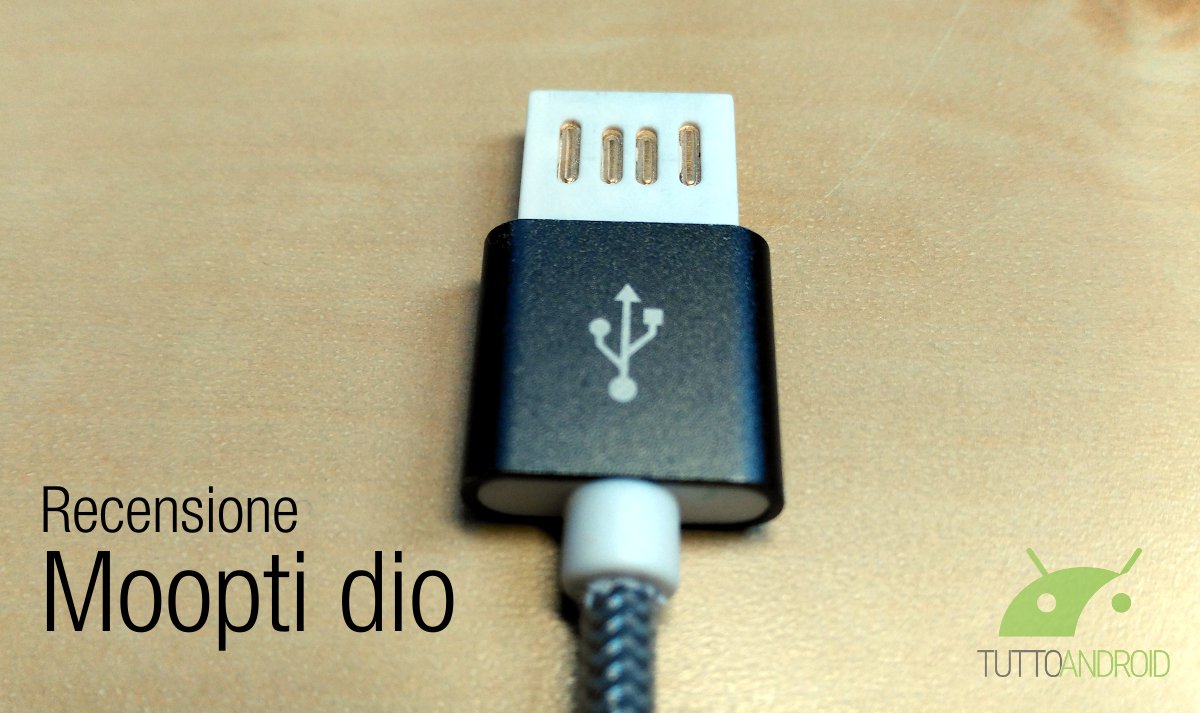Recensione cavo USB reversibile Moopti dio