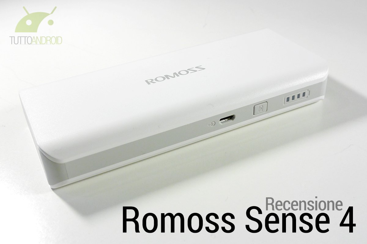 Recensione Romoss Sense 4 10400mAh
