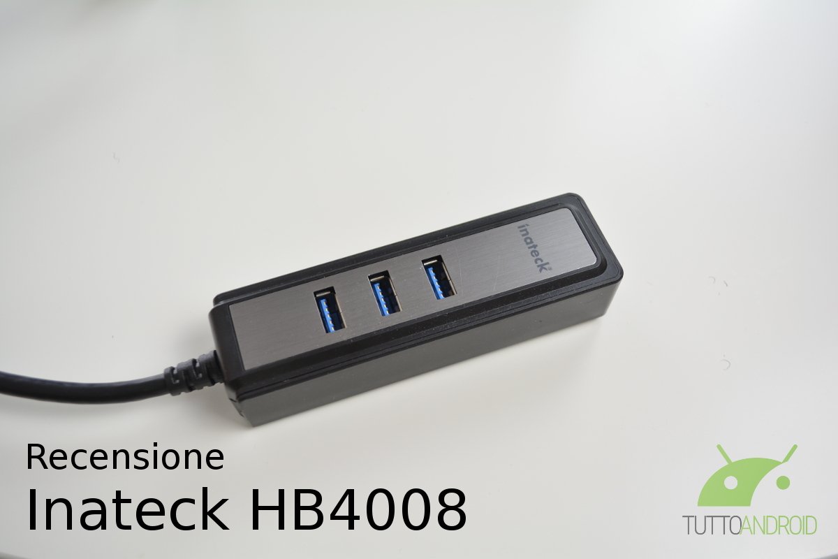 Recensione Inateck HB4008: hub USB anche per Android